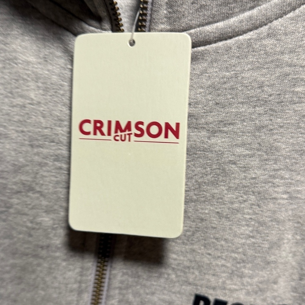 Crimson Cut Bison Hoodie NWT - Picture 3 of 4